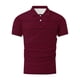 thumbnail image 5 of Blusa y camisa de manga corta con cuello vuelto para hombre, blusa de manga larga con solapa y botones estampados, blusa de poliéster para hombre, 5 of 5