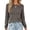 Gray—Knit Sweatersfor Women, variant on AGWOLF Boat Neck Sweaters for Women Trendy Long Sleeve Ribbed Knit Sweater Loose Fit Fall Tops Cozy Pullover Fashion Winter Clothes S