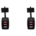 thumbnail image 4 of Cateissary Dual USB Car Charger LED Light Charging Rustproof Charger Mobile Indicator Phone Fast Smart Adapter with Chip Outlet Tipo 2 2Conjunto, 4 of 6