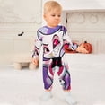 thumbnail image 3 of Hazbin Hotel Baby Long Sleeve Footless, Infant Playsuit Romper Jumpsuits for Boys Girls, 3 of 8
