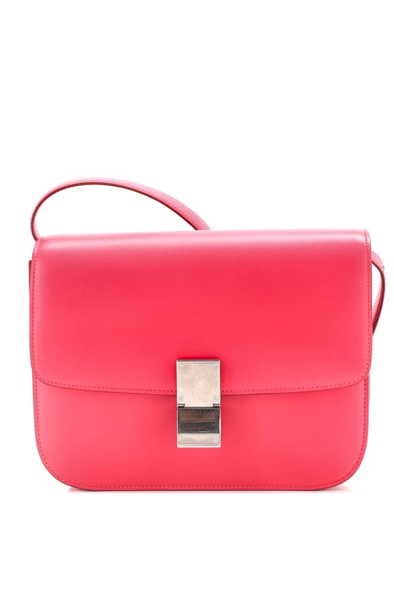 Pre-Owned Classic Box Bag Smooth Leather Medium By Rebag
