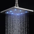 thumbnail image 3 of LED Shower Head Wall Monted/Ceiling Shower Head Brass Without Shower Arm, 3 of 6