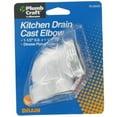 thumbnail image 1 of Plumb Craft 7629250 Kitchen Drain Cast Elbow, 1 of 3