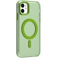 thumbnail image 2 of Candy Color Translucent Phone Case for iPhone 11, Compatible with MagSafe - Ultra Slim Lightweight Shockproof Protective Anti-Yellow Phone Cover Designed for iPhone 11, Green, 2 of 6