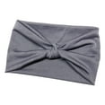 thumbnail image 1 of Diadema elástica jinwen para mujer para deportes correr gris Banda para el cabello con banda ancha para la cabeza, 1 of 8
