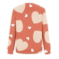 thumbnail image 5 of Meichang Sweatshirts à Col Rond pour Femmes, Sweatshirts de la Saint-Valentin, Sweatshirts Graphiques Cœur d'Amour Doux, Pull à Manches Longues Décontracté, Cadeaux de la Saint-Valentin, 5 of 5