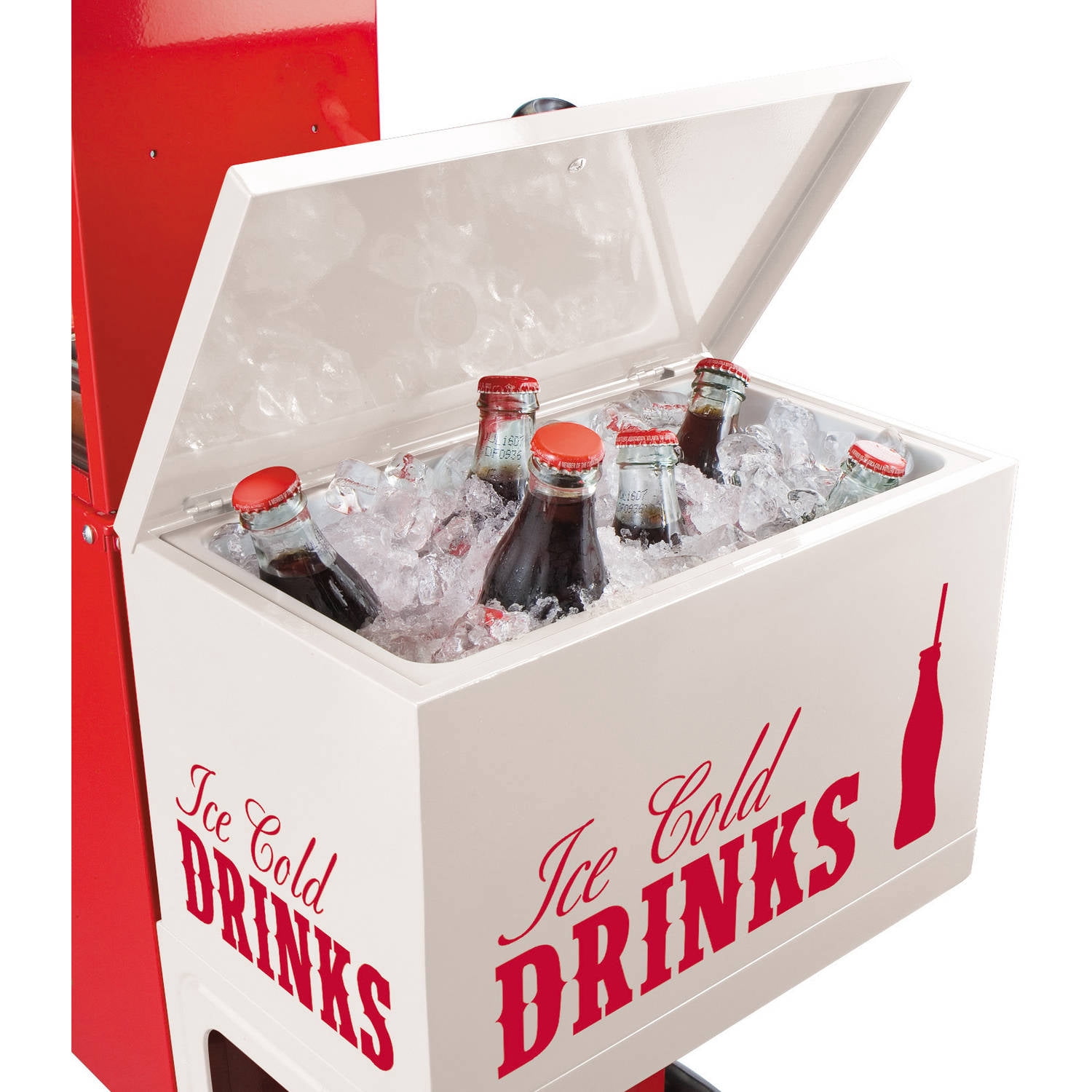 NOSTALGIA HDC701 HOT DOG CART w UMBRELLA