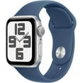 thumbnail image 1 of Restored Apple Watch SE 2 44mm Silver Aluminum - Storm Blue Sport Band MREE3LL/A (Refurbished), 1 of 1