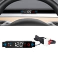 thumbnail image 1 of Car Speedometer Display, LCD HUD Display Remaining Power Automatic Brightness Adjust  Belt Alert  for  Model Y, 1 of 7