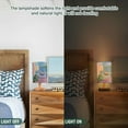 thumbnail image 4 of Yayeee Table Lamp for Bedroom Nightstand LED Portable Bedside Warm Light, Purple Window, 4 of 7
