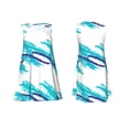 thumbnail image 7 of Sikiie Northern Lights Print Women's Sleeveless Dress with Pockets Round Neck Sundress, Suitable for Daily, Office, Vacation Summer Wear, 7 of 7