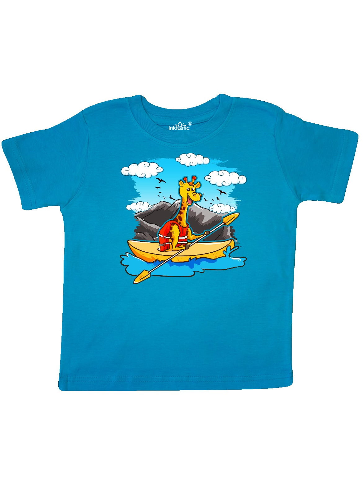 inktastic Kayak Gifts I Love Kayaking Toddler T-Shirt 