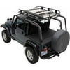 Smittybilt 2007-2017 Fits Jeep Wrangler JK 4 Door SRC Roof Rack 300 Lb Rating Black Textured 76717