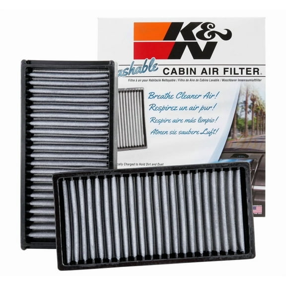 K&N VF2020 Washable & Reusable Cabin Air Filter Cleans and Freshens Incoming Air for your Ford Mustang Fits select: 2005 HONDA CIVIC, 2002-2006 HONDA CR-V