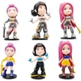 thumbnail image 1 of Increible! Pack Figuras K-Pop Demon Hunters Guerreras Huntrix Mia Rumi Zoey 6 pzs, 1 of 1