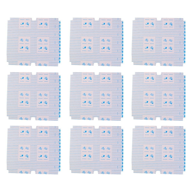 EeaseCA 16Pcs Self-adhesive Book Protective Covers Waterproof Book Covers Plastic Textbook Covers