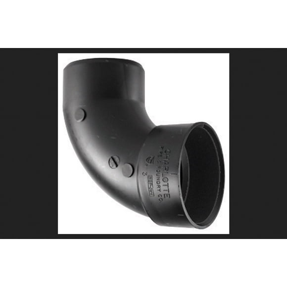 Tubo Charlotte Elbow 90 ABS DWV, tamaño 5 cm