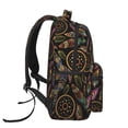 thumbnail image 3 of Easygdp Decorative Feathers Mochila Ergonómica Versátil para Laptop - Múltiples Bolsillos, Correas Ajustables, Unisex para Escuela, Viajes y Actividades al Aire Libre-One Size, 3 of 5