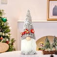 thumbnail image 1 of Knitted Rudolf Hat, Christmas Doll Faceless, Window Display, Dwarf Style, Seasonal Decoration, Retail Display, Knit Ornament HAODEJW | Cloth, Gray, 1 of 9