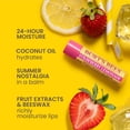 thumbnail image 5 of Burt's Bees 100% Natural Origin Moisturizing Lip Balm with Coconut Oil, Strawberry Lemonade, 5 of 13