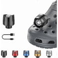 thumbnail image 1 of Rechargeable Headlights for Crocs 2pcs, Lights Flashlights Attachment for Crocs, 1 of 5