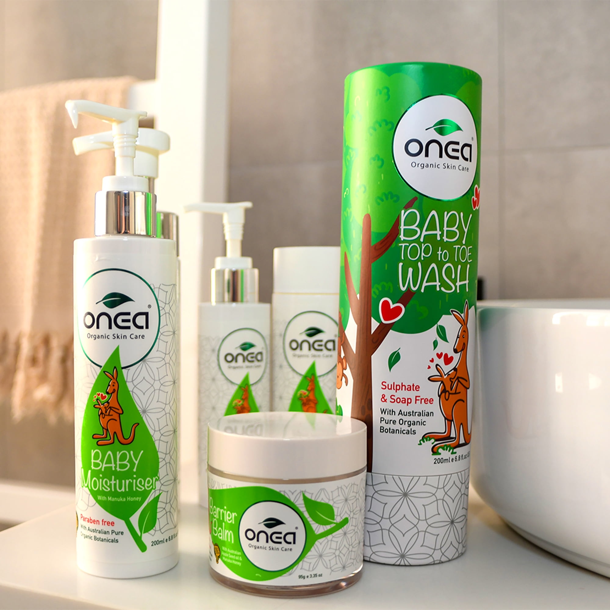 ONEA Baby Gift Pack, Baby Shower Gifts, 6 Pc