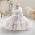 thumbnail image 2 of Bmisegm Toddler Summer Dress Puffy Tutu Party Gown Sleeveless Birthday Pageant Formal Flower Girl Dresses, 2 of 3