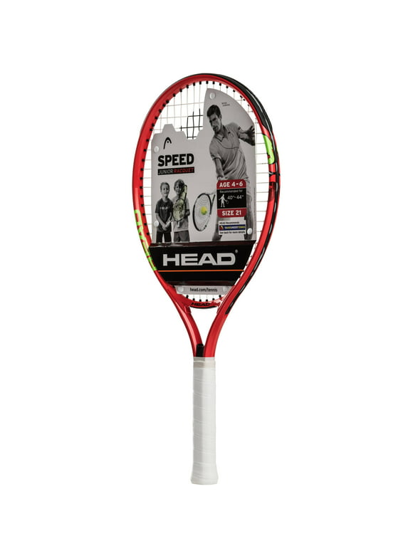 Head Speed 21 Junior Racquet, 107 Sq. in. Head Size, 6.3 Ounces, Red