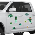 thumbnail image 2 of EeaseCA 1 Set St. Patrick's Day Car Magnet Car Reflective Magnetic Sticker Fridge Magnet, 2 of 7