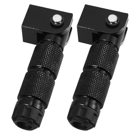 HOMEMAXS  2 Pcs Motorcycle Foot Peg Aluminum Alloy Pedal Man