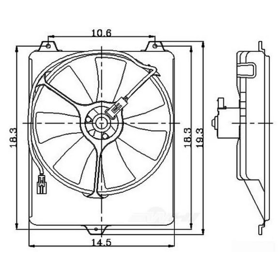 Engine Cooling Fan Assembly
