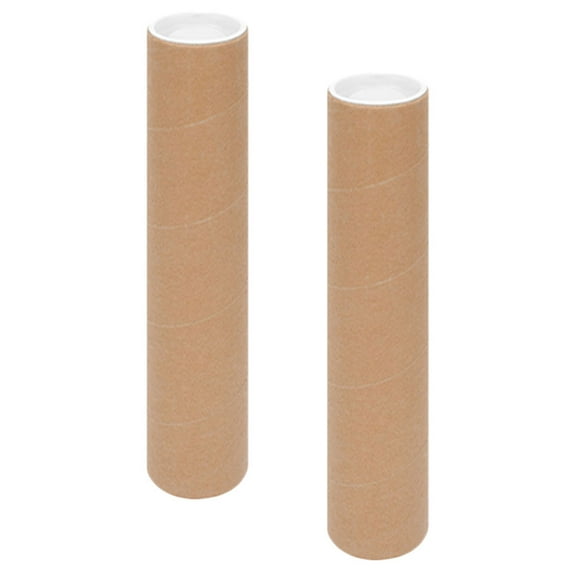 WHAMVOX 2pcs Poster Tubes Artwork Storage Tube Poster Mailing Tube Poster Carrying Tube with Caps
