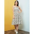 thumbnail image 2 of Globus Women Ethnic Motifs Printed Fit & Flare Midi Dress, 2 of 6