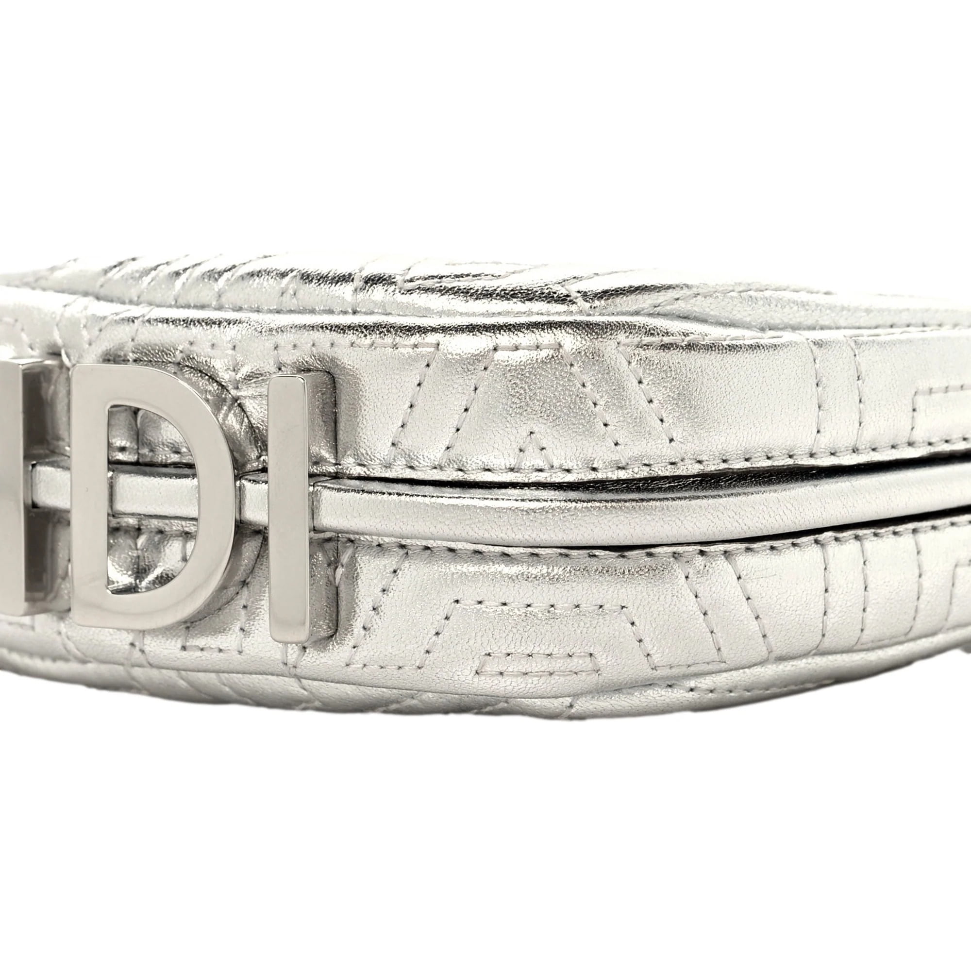 Fendi x Marc Jacobs Fendigraphy Silver Nano Embroidered