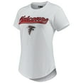 thumbnail image 2 of Women's Concepts Sport White/Charcoal Atlanta Falcons Sonata T-Shirt & Leggings Sleep Set, 2 of 5