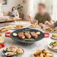 thumbnail image 5 of AORAN KITCHEN Indoor Grills Electric Smokeless – Nonstick Griddle for Use, Compact & Versatile Cooking for Steaks, Pancakes, and BBQ, 5 of 10
