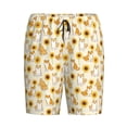 thumbnail image 4 of Wukai Shiba Inu Sunflower Men’s Short Pajama Pants With Pockets Soft Sleep Pj Shorts for Men-3X-Large, 4 of 6