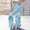 Hot Pink#507, variant on Bovemsi Ladies' Boho Printed High Waist Palazzo Pants - Wide Leg Loose Fit Summer Casual Trousers with Pockets, Blue, L