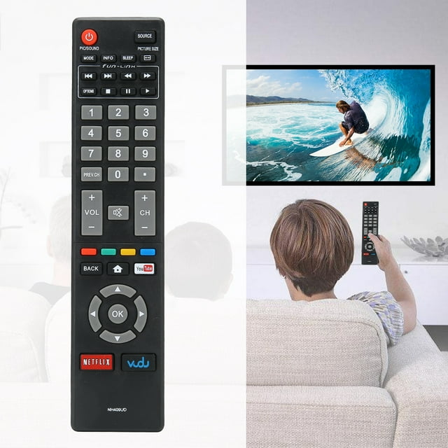Ccdes Remote Control Replacement,NH409UD Remote Control,Remote Control Replacement Fits for Magnavox TV NH409UD NH400UD NH402 NH404UD