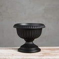 thumbnail image 3 of Root & Vessel Grecian Urn Planter, Black, 18", 3 of 4