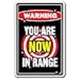 thumbnail image 2 of You are Now in Range Warning Sign Gun Rifle Shotgun Lover NRA Security | Indoor/Outdoor | 17" Tall, 2 of 4