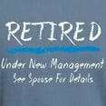 thumbnail image 3 of CafePress - Chalkboard Retired Under New Management T Shirt - Mens Comfort Colors Shirt, 3 of 5