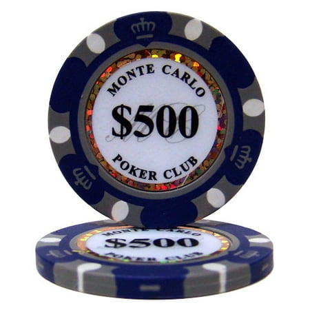 Monte Carlo Casino Chips - $500 Monte Carlo 14 Gram Poker Chips