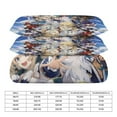 thumbnail image 2 of Genshin Impact 3 Pieces Bedding Set 3D Printed Lightweight Bed Quilt Set Comforter Cover Set for Girls Kids Teens, 1 Quilt Cover 2 Pillowcases 79"x90", 2 of 8