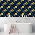 thumbnail image 4 of MuralsPrint Vintage Navy Blue Botanical Floral Removable Wallpaper - 24'' inch x 10'ft, 4 of 5