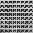 thumbnail image 1 of Ahgly Company Machine Washable Indoor Square Transitional Iridium Black Area Rugs, 4' Square, 1 of 7