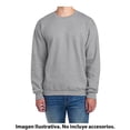 thumbnail image 2 of Sudadera Fruit of the Loom Talla G Cuello Redondo Gris Jaspe Claro, 2 of 4