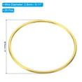 thumbnail image 2 of Uxcell 3 Inch Dream Catcher Rings, 20 Pcs Metal Macrame Wreath Floral Round Ring Hoop, Gold, 2 of 6