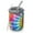 Rainbow Tie Dye, variant on 12oz Coffee Tumblers Yellow Tie Dye Spiral Pattern Stainless Steel Vacuum Insulated Travel Tumbler Coffee Cups Mug with Lid and Straw with Cleaning Brush for Cold & Hot Drinks