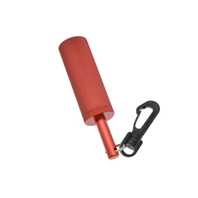 pitrice Hochet de Plongée avec Clip Crochet de Plongée le Plus Fort Rouge 11.8x2.8cm